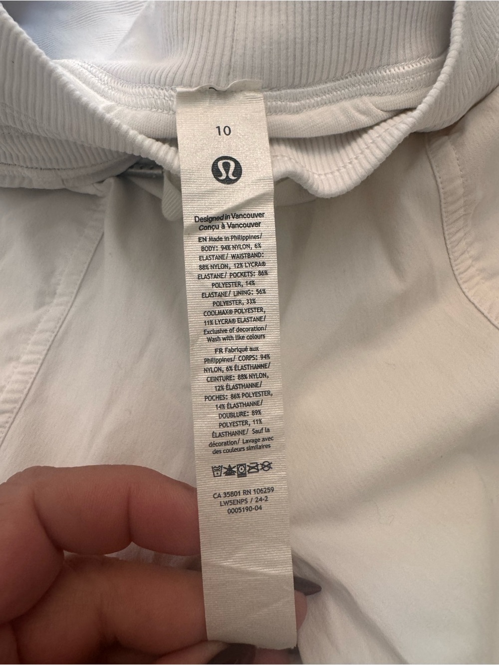 lululemon athletica White Mid-Rise Joggers - Picture 3 of 6
